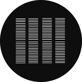 G204 Shutters - Rosco GAM Standard Steel Gobo