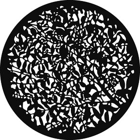 G218 Realistic Leaves - Rosco Standard Steel Gobo GAM