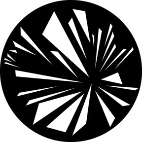 G398 Shatter - Rosco GAM Standard Steel Gobo