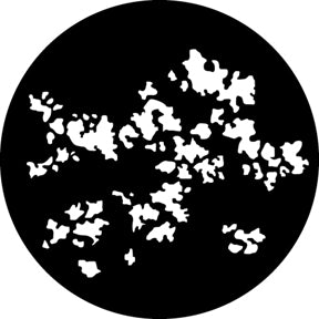 G580 Foliage Breakup 4 - Rosco Standard Steel Gobo