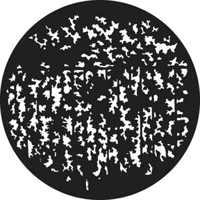 G612 Foliage with Fence - Rosco GAM Standard Steel Gobo