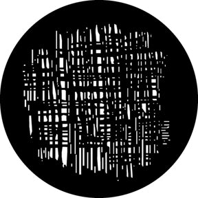 G629 Homespun 1 - Rosco Standard Steel Gobo GAM