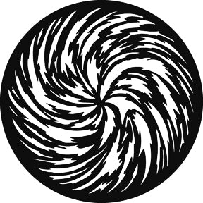 G668 Twister - Rosco GAM Standard Steel Gobo