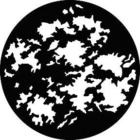 G708 Moonscape XL - Rosco GAM Standard Steel Gobo