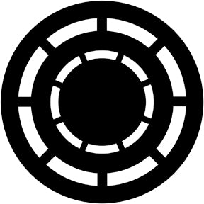 71013 Concentric Rings 2 Rosco Stainless Steel Gobo