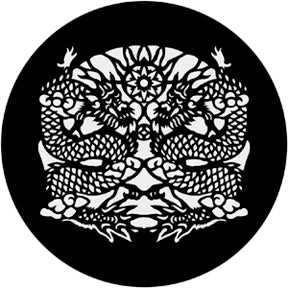 71021 Double Dragon Rosco Stainless Steel Gobo