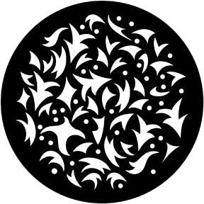 71023 Festive Abstract - Rosco Standard Steel Gobo