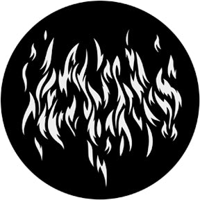 71024 Flames 7 - Rosco Standard Steel Gobo