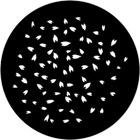 71034 Leaf Confetti Rosco Stainless Steel Gobo