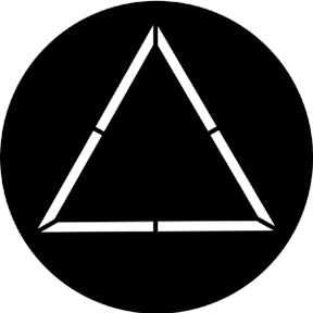 71058 Triangle Rosco Stainless Steel Gobo