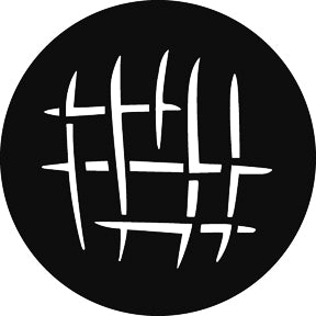 G738 Fence - Rosco GAM Standard Steel Gobo