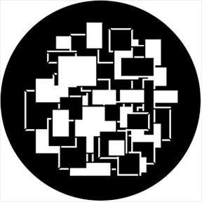 74009 Symmetric 9 - Rosco Standard Steel Gobo