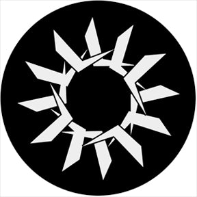 74010 Motion Gobo - Symmetric10 Rosco Stainless Steel Gobo