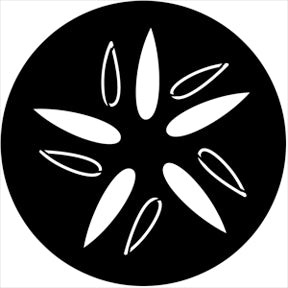 74061 Motion Gobo - Organic11 Rosco Stainless Steel Gobo