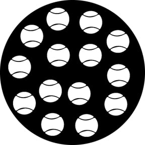 76510 Tennis Balls Rosco Stainless Steel Gobo