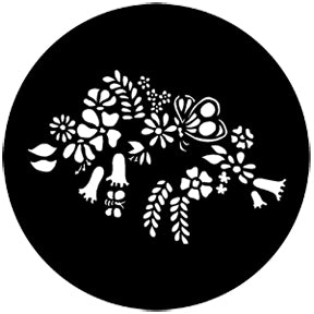 77214 Floral 5 - Rosco Stainless Steel Gobo