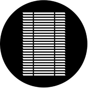 77215 Louvre - Rosco Standard Steel Gobo