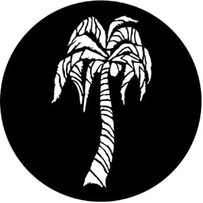 77222 Tropical Palm Rosco Stainless Steel Gobo