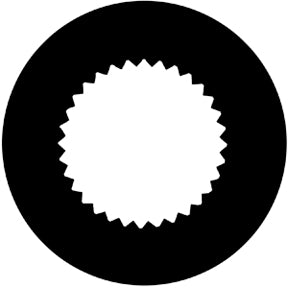 77256 Vignette Aperture 2 - Rosco Standard Steel Gobo