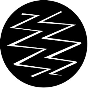 77289 Zig Zagging - Rosco Standard Steel Gobo