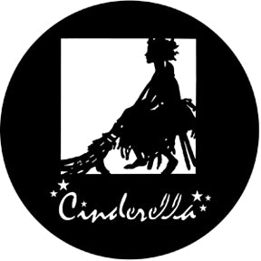 77586 Cinderella Rosco Stainless Steel Gobo