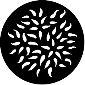 77596 Pear Drops - Rosco Standard Steel Gobo