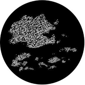 77603 Cumulo Nimbus 1 Rosco Black & White Glass Gobo