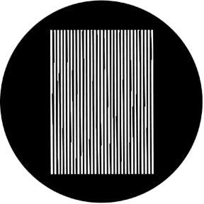 77620 Moire Lines Rosco Stainless Steel Gobo