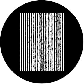 77621 No Strings Rosco Stainless Steel Gobo