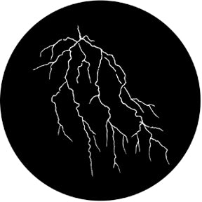 77629 Lightning 4 Rosco Stainless Steel Gobo