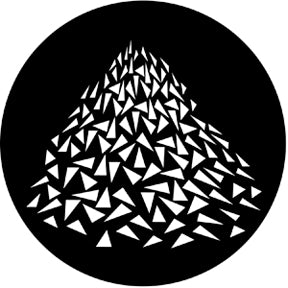 77637 Vanishing Triangles - Rosco Standard Steel Gobo