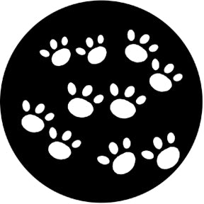 77647 Paws - Rosco Standard Steel Gobo