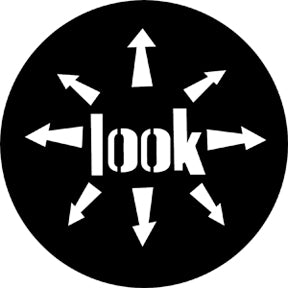 77687 Look Rosco Stainless Steel Gobo