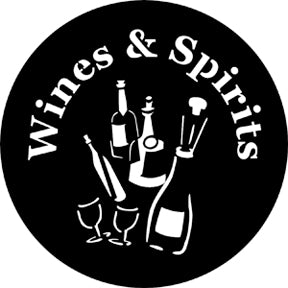 77693 Wines And Spirits Rosco Stainless Steel Gobo