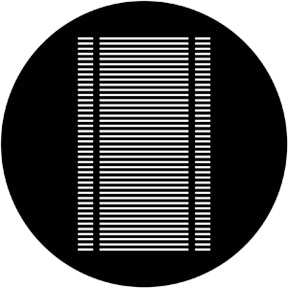 77702 Venetian Blind - Rosco Standard Steel Gobo