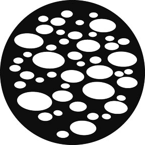 G778 Ellipses - Rosco GAM Standard Steel Gobo