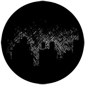 77819 Meshed Water Towers 2 - B Rosco Black & White Glass Gobo