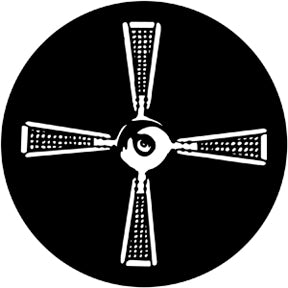 77924 Fan Rosco Stainless Steel Gobo