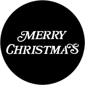 77939 Merry Christmas - Rosco Standard Steel Gobo