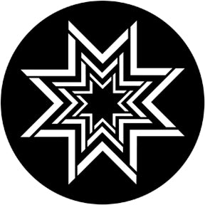 78004 Concentric Stars Rosco Stainless Steel Gobo