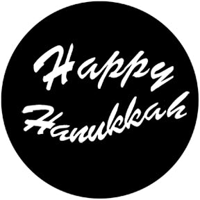 78006 Happy Hanukkah Rosco Stainless Steel Gobo