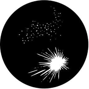 78011 Fireworks 5a Rosco Stainless Steel Gobo