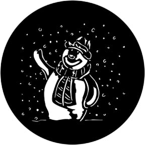 78018 Snowman - Rosco Standard Steel Gobo