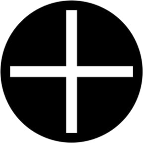 78064 Slotted Cross Rosco Stainless Steel Gobo