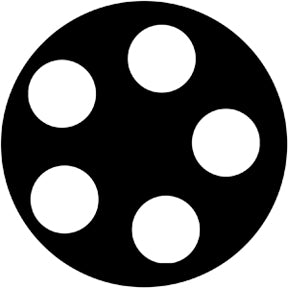 78074 Circles 2 - Rosco Standard Steel Gobo