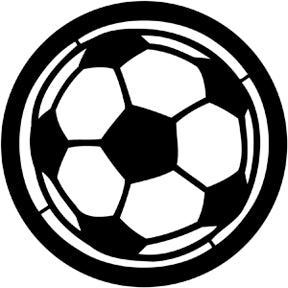 78116 Football Rosco Stainless Steel Gobo