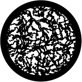 78420 Yarn Breakup Rosco Stainless Steel Gobo