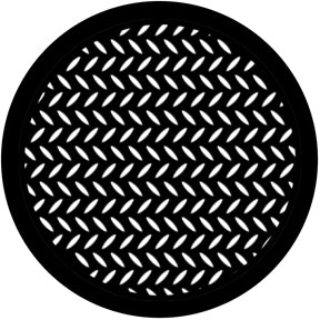 78443 Diamond Grid - Rosco Standard Steel Gobo