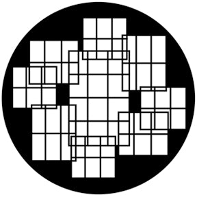 78497 Window Collage 2 - Rosco Standard Steel Gobo