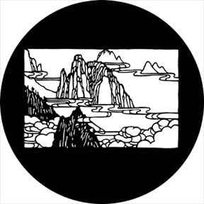 78541 Cloud Mountain Rosco Stainless Steel Gobo